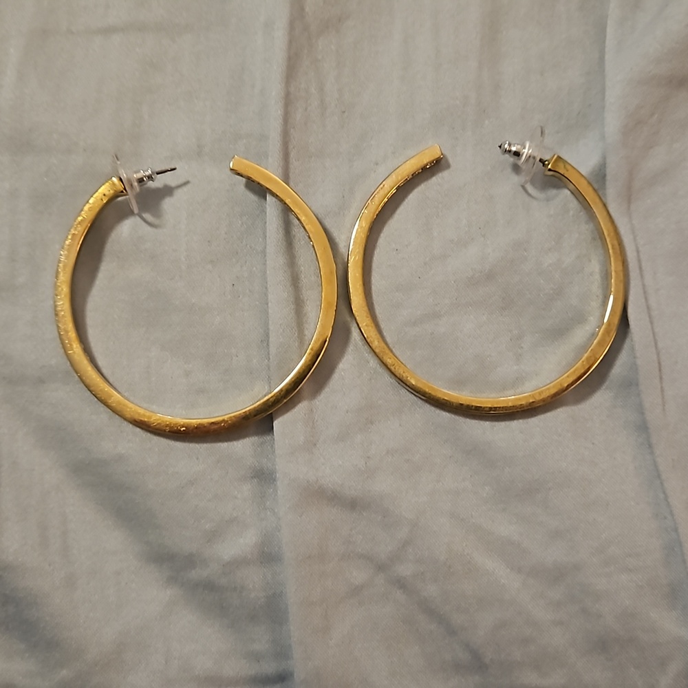Swarovski hoop earrings